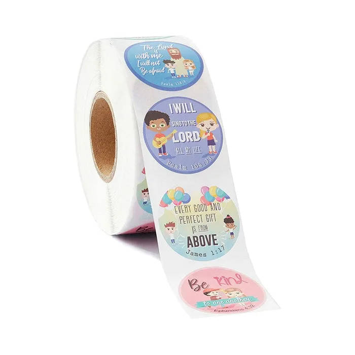 Bible Quote Stickers for Children Lords Guidance Earrings