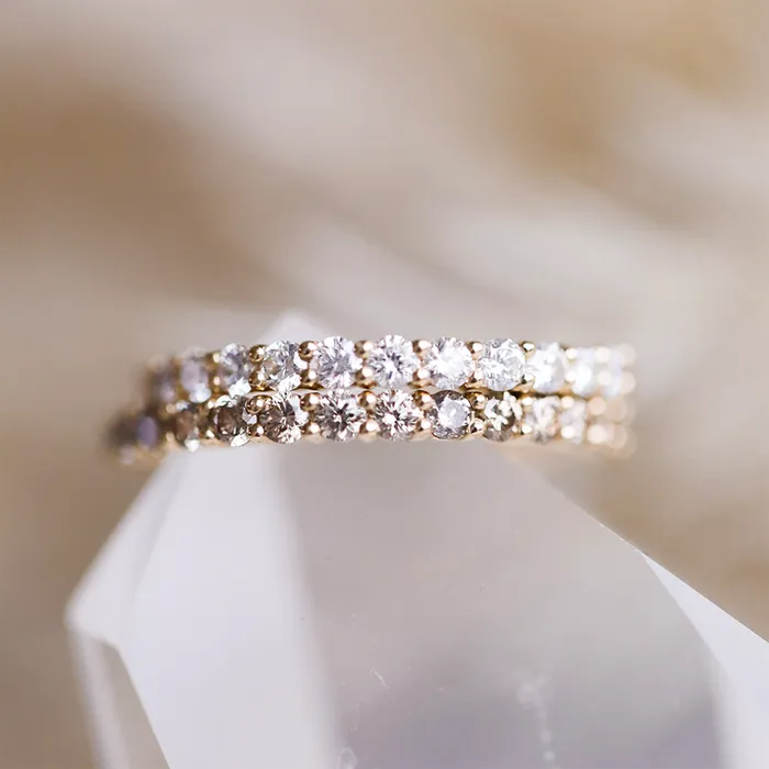 Lab Grown Petite Peppercorn Band HalfEternity Consider Bridal Rings Lab Grown Petite Peppercorn Band HalfEternity Consider Bridal Rings