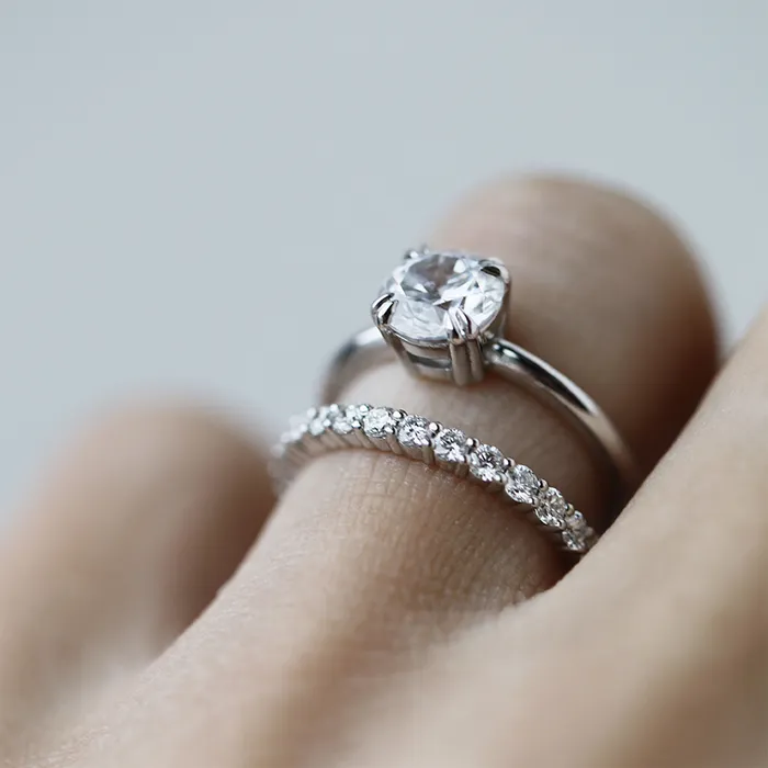 Lab Grown Petite Peppercorn Band HalfEternity Consider Bridal Rings Lab Grown Petite Peppercorn Band HalfEternity Consider Bridal Rings