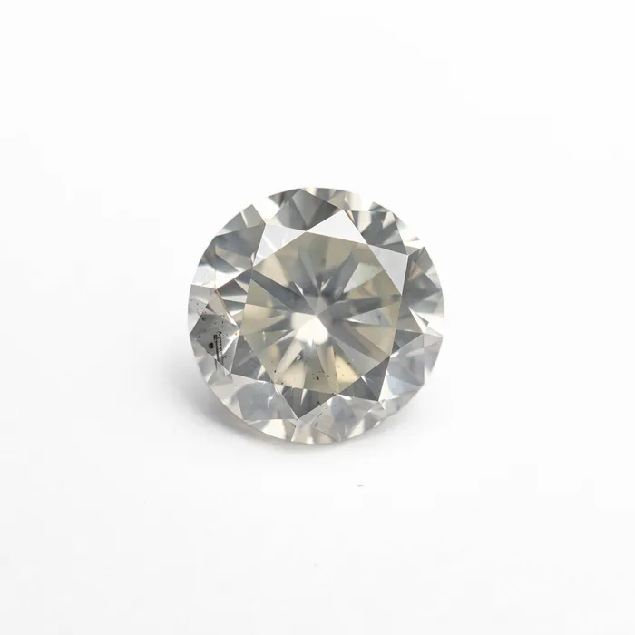 Misfit Diamonds Fancy Grey Brilliant Diamond 105ct Round Rings