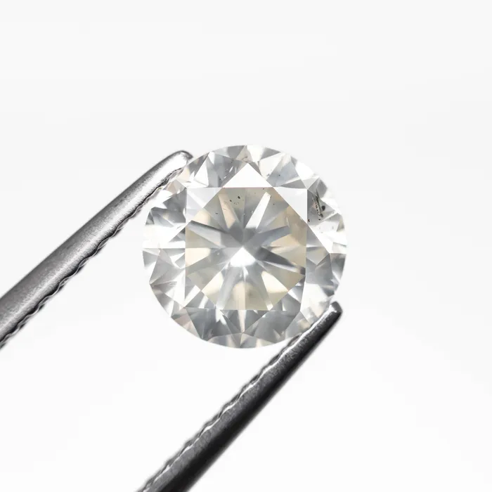 Misfit Diamonds Fancy Grey Brilliant Diamond 105ct Round Rings
