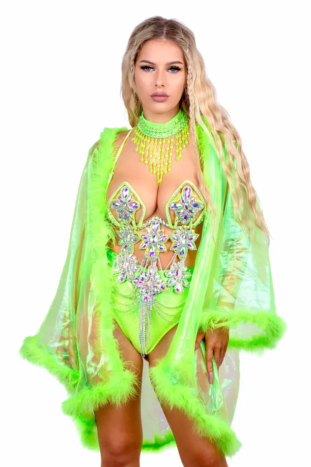 THE LUMI SHOP Earrings FULL OUTFIT Neon Lotus Diva 5 pcs
