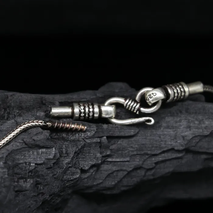 925 sterling silver unique design HINDU Vaidik Mantra Aum OR OM pendant wheat chain necklace locket best gifting jewelry Nsp717 TRIBAL ORNAMENTS Necklaces 925 sterling silver unique design HINDU Vaidik Mantra Aum OR OM pendant wheat chain necklace locket best gifting jewelry Nsp717 TRIBAL ORNAMENTS Necklaces