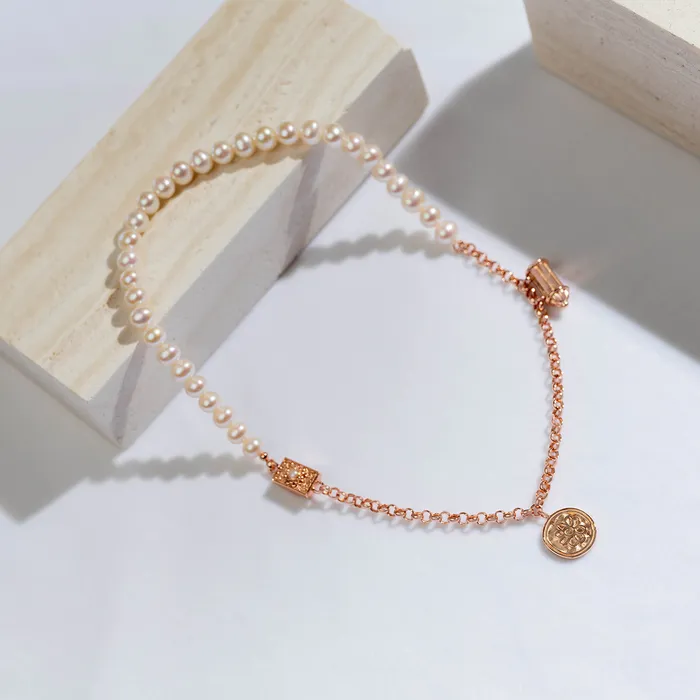 Asian Civilisations Museum Freshwater Pearl Necklace WN00215 New Yorker Collection Pearly Lustre Necklaces
