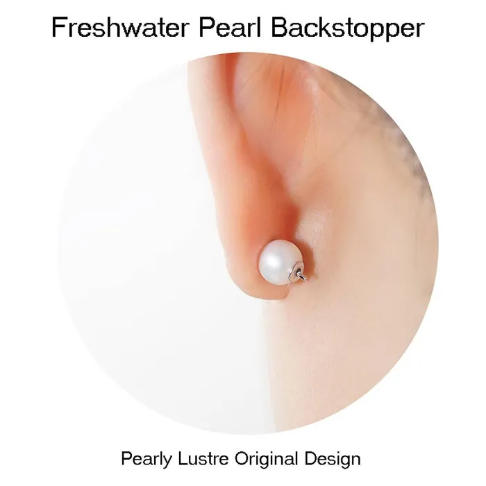 Elegant Freshwater Pearl Earrings WE00141 S Collection Pearly Lustre Earrings