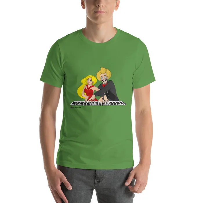 Piano Duo TShirt Piano Fan Shop Earrings