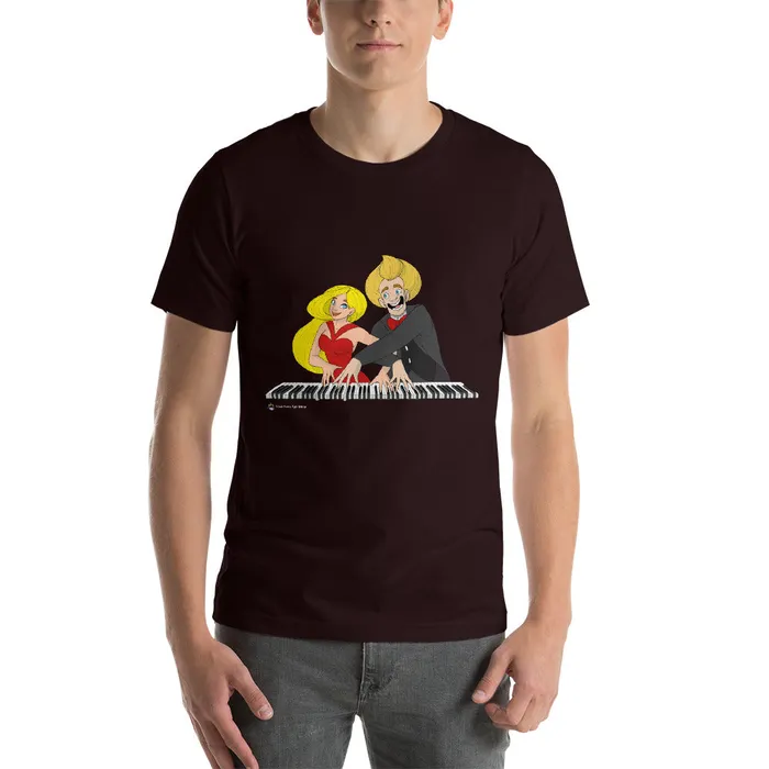 Piano Duo TShirt Piano Fan Shop Earrings