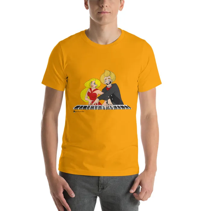 Piano Duo TShirt Piano Fan Shop Earrings