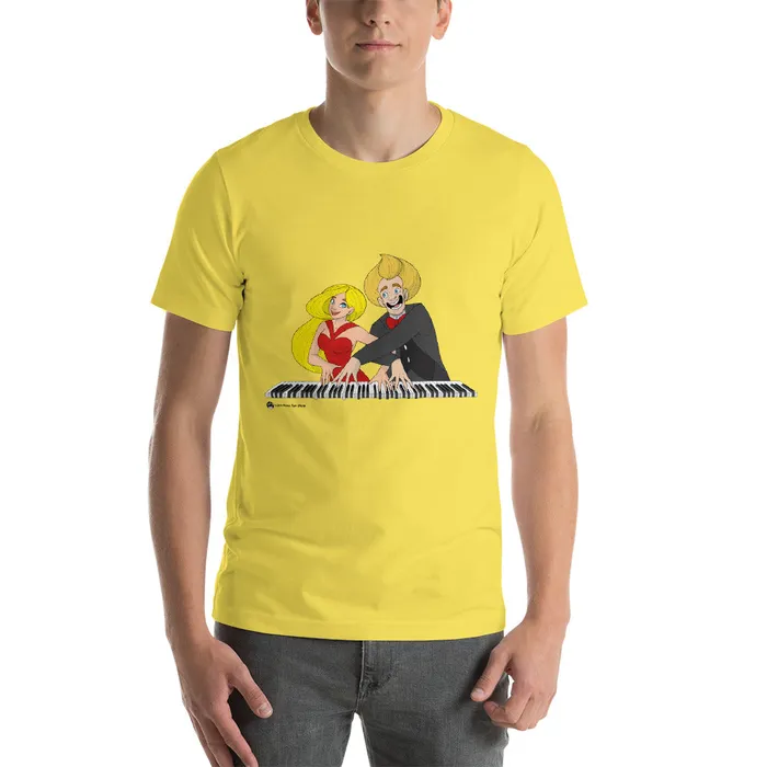 Piano Duo TShirt Piano Fan Shop Earrings
