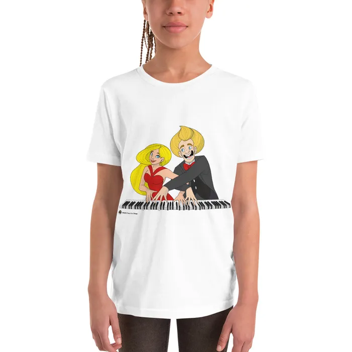 Piano Duo TShirt Piano Fan Shop Earrings