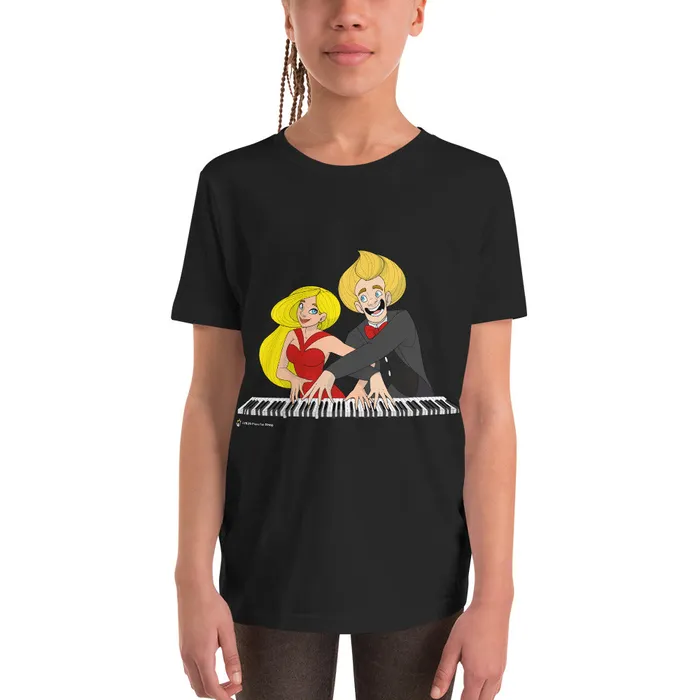 Piano Duo TShirt Piano Fan Shop Earrings