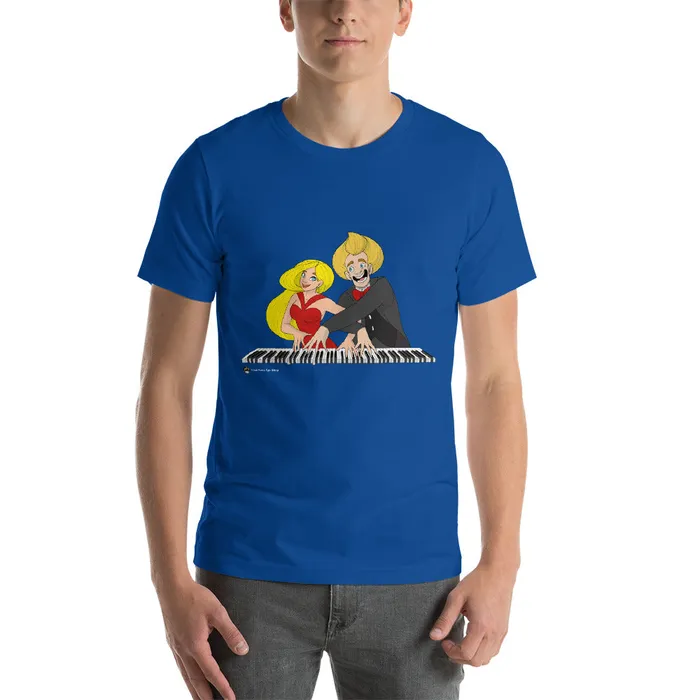 Piano Duo TShirt Piano Fan Shop Earrings