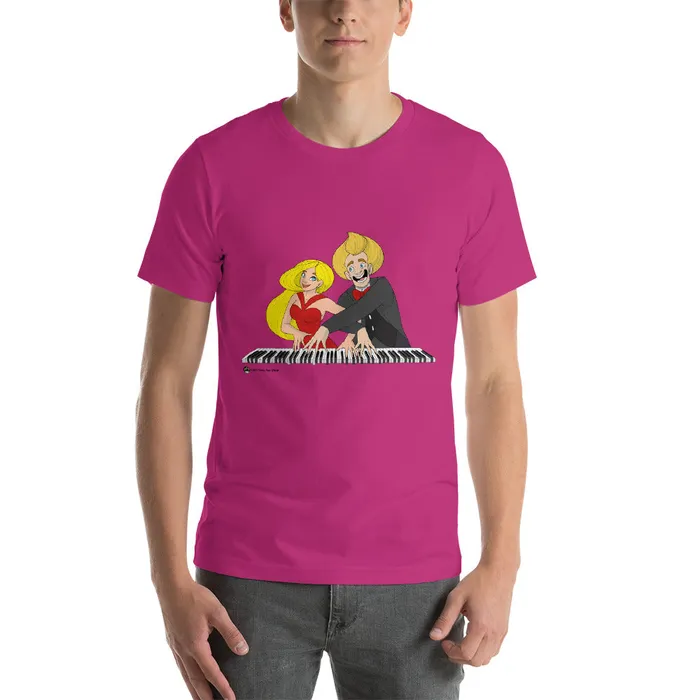 Piano Duo TShirt Piano Fan Shop Earrings