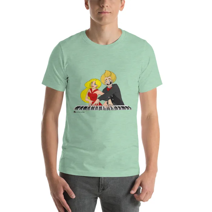 Piano Duo TShirt Piano Fan Shop Earrings