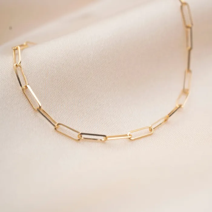 Bracelets 14k Gold Large Rectangle Bracelet RG