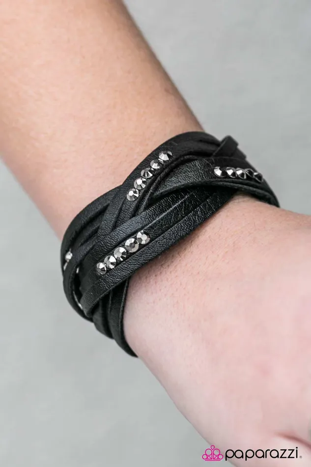 Bracelets Paparazzi Jewelry Paparazzi Bracelet True Rebel Black