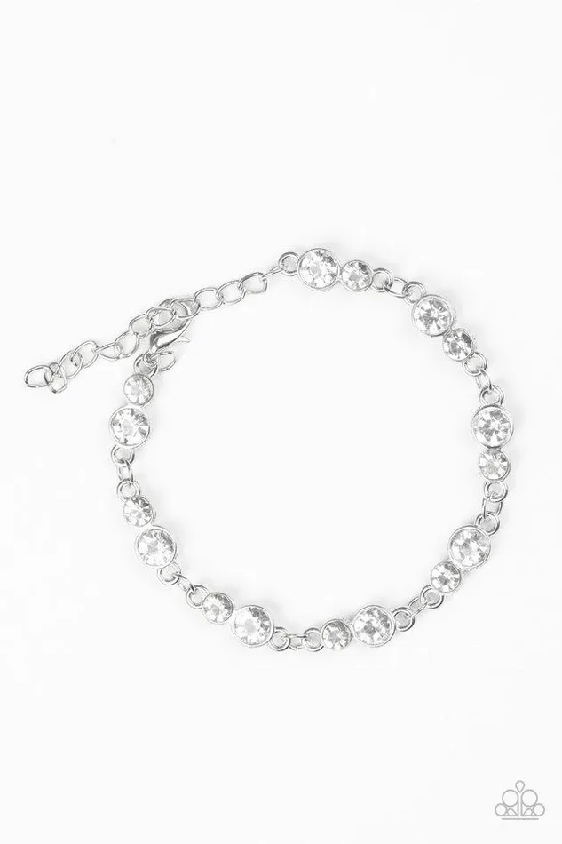 Bracelets Paparazzi Jewelry Paparazzi Bracelet Twinkle Twinkle Little STARLET White Bracelets Paparazzi Jewelry Paparazzi Bracelet Twinkle Twinkle Little STARLET White