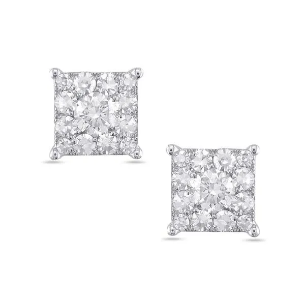 Diamond stud earrings 075ct tdw AER7391 Diamond Source NYC Earrings