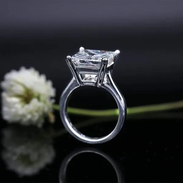 Dream 703ct Princess cut Diamond set in 14k White Gold Engagement ring 104231 Diamond Source NYC Rings