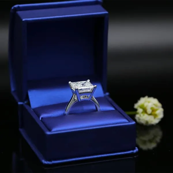 Dream 703ct Princess cut Diamond set in 14k White Gold Engagement ring 104231 Diamond Source NYC Rings