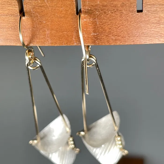 Drifting Petals Earrings Carolyn Zakarija Earrings