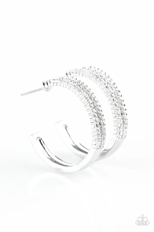 Earrings Paparazzi Jewelry Paparazzi Earring Slay Your Way White
