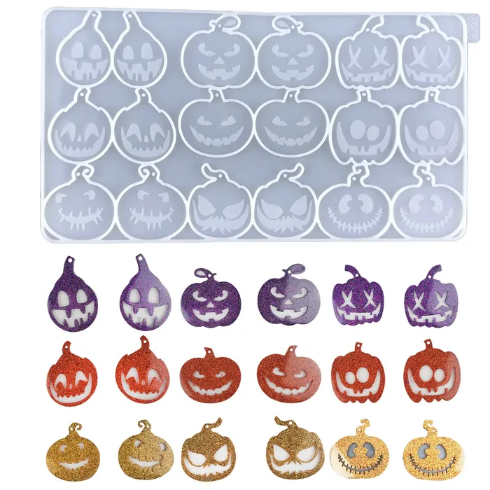IntoResin Earrings Pumpkin Earring Resin Mold