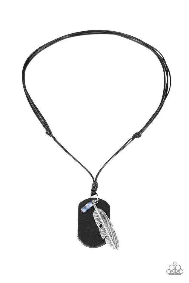 Necklaces Paparazzi Jewelry Paparazzi Necklace Flying Solo Black