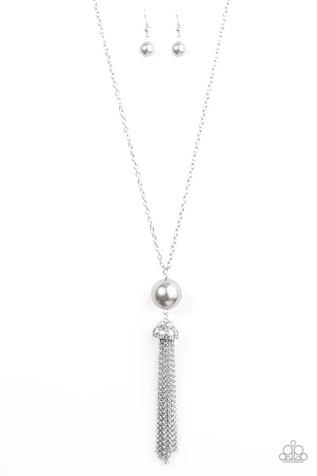Necklaces Paparazzi Necklace Cheers To A New Year Silver Paparazzi Jewelry