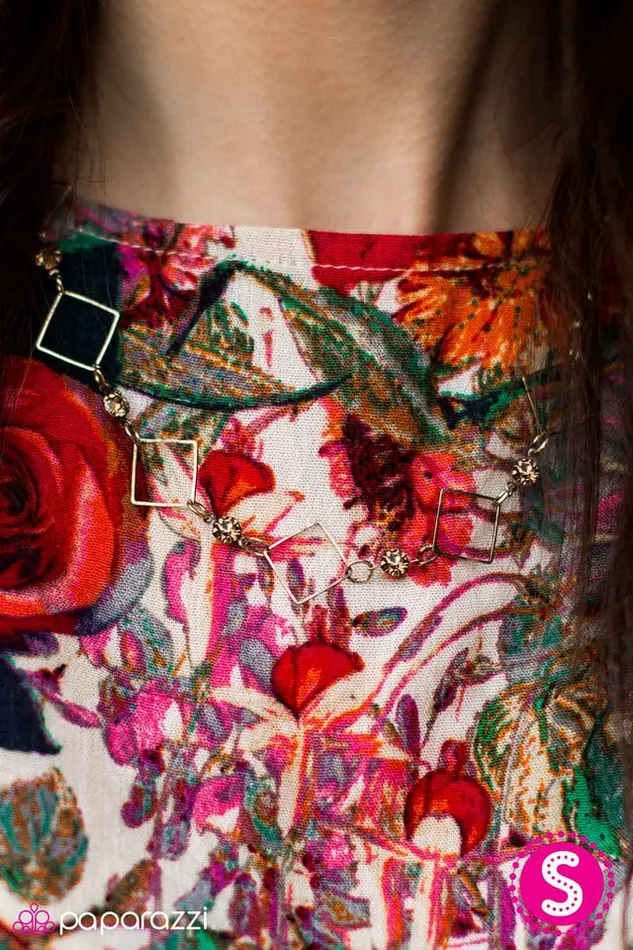 Necklaces Paparazzi Necklace City Block Brass Paparazzi Jewelry