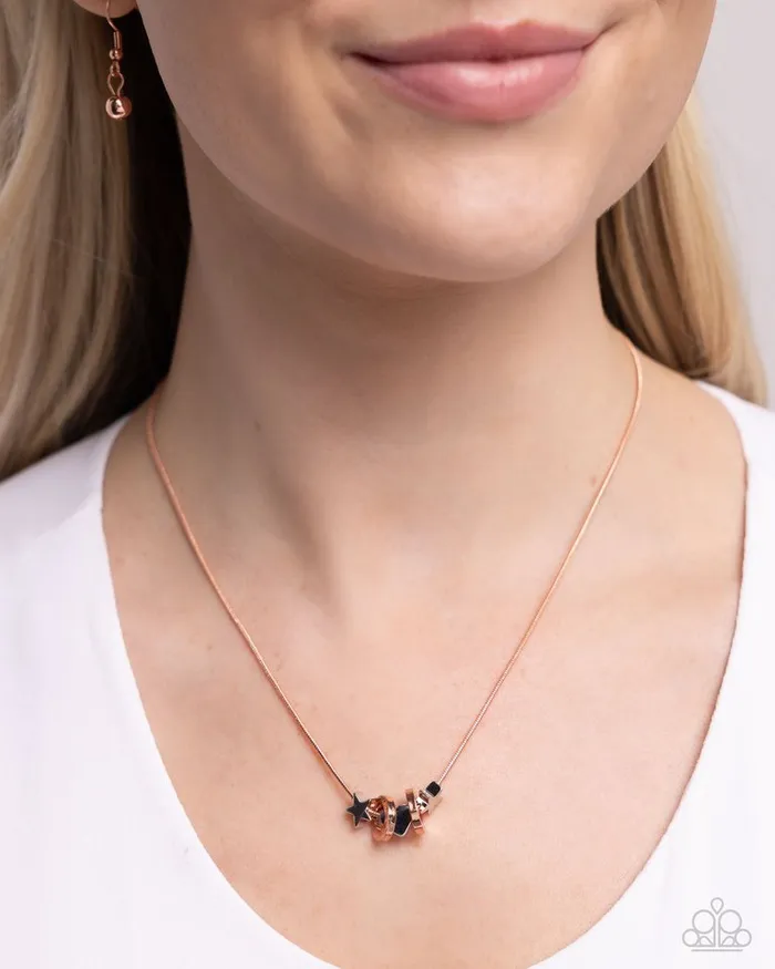 Necklaces Paparazzi Necklace LowKey Layers Copper Paparazzi Jewelry