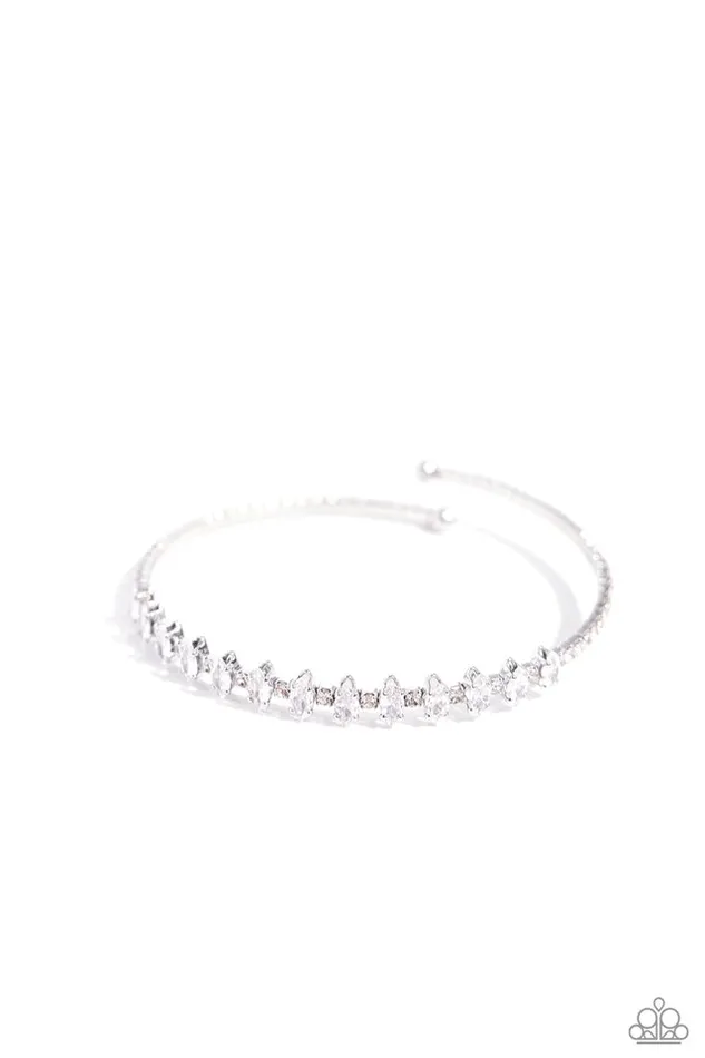 Paparazzi Bracelet Dandy Dancer White Paparazzi Jewelry Bracelets Paparazzi Bracelet Dandy Dancer White Paparazzi Jewelry Bracelets