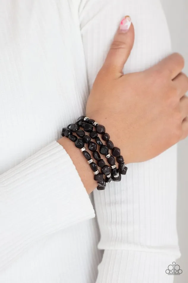 Paparazzi Jewelry Bracelets Paparazzi Bracelet Nice GLOWING Black