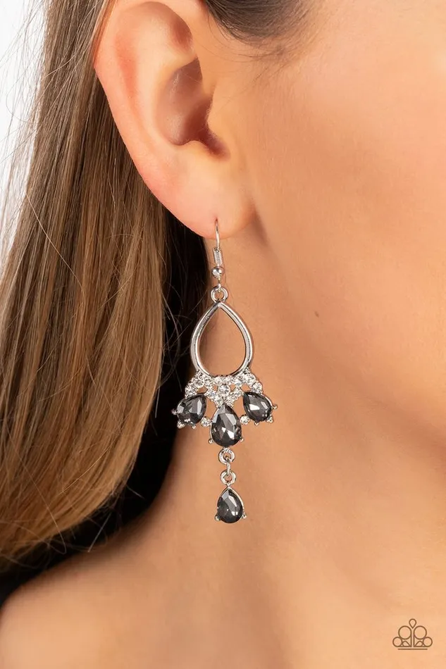 Paparazzi Jewelry Earrings Paparazzi Earring Coming in Clutch Silver