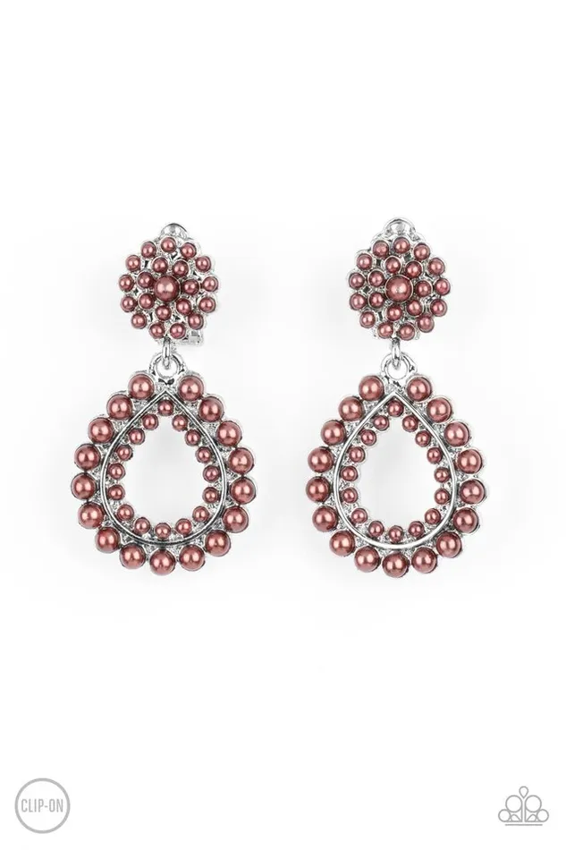 Paparazzi Jewelry Earrings Paparazzi Earring Discerning Droplets Brown Paparazzi Jewelry Earrings Paparazzi Earring Discerning Droplets Brown