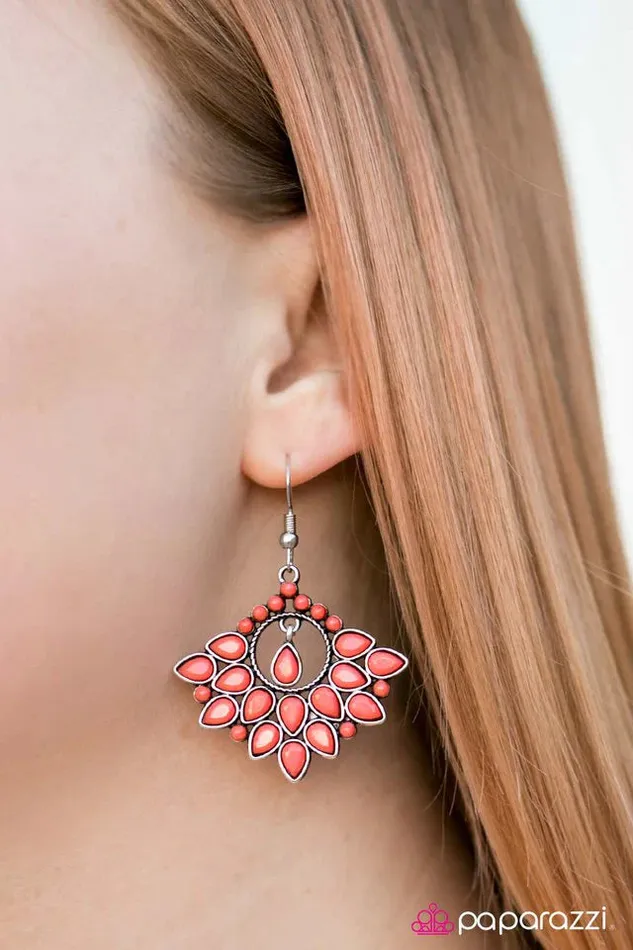 Paparazzi Jewelry Earrings Paparazzi Earring Isla Bella Orange