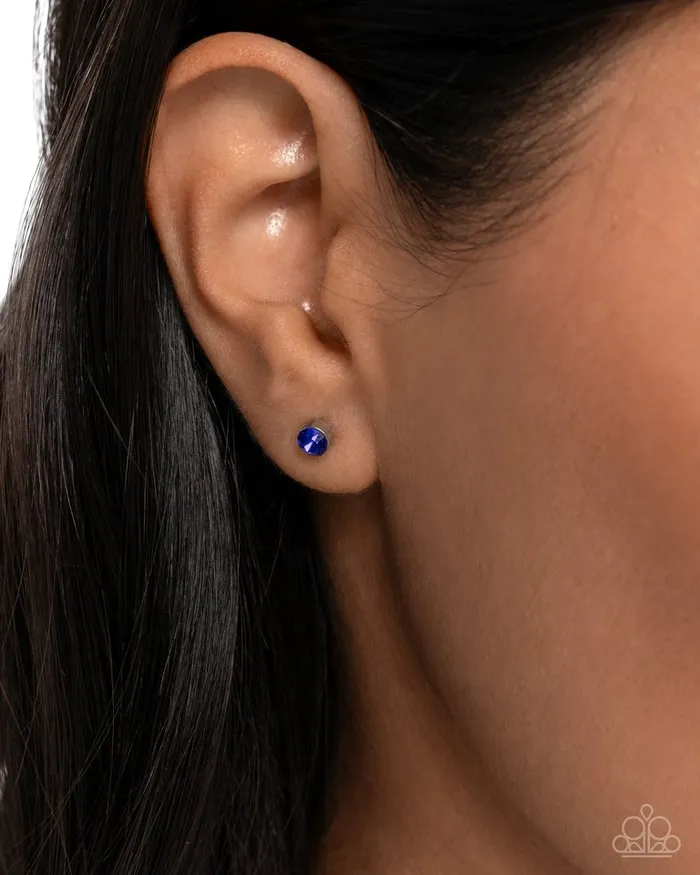Paparazzi Jewelry Earrings Paparazzi Earring Logical Light Blue