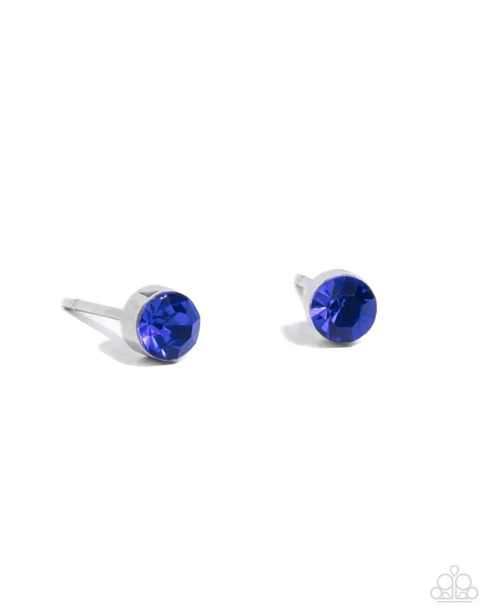 Paparazzi Jewelry Earrings Paparazzi Earring Logical Light Blue Paparazzi Jewelry Earrings Paparazzi Earring Logical Light Blue