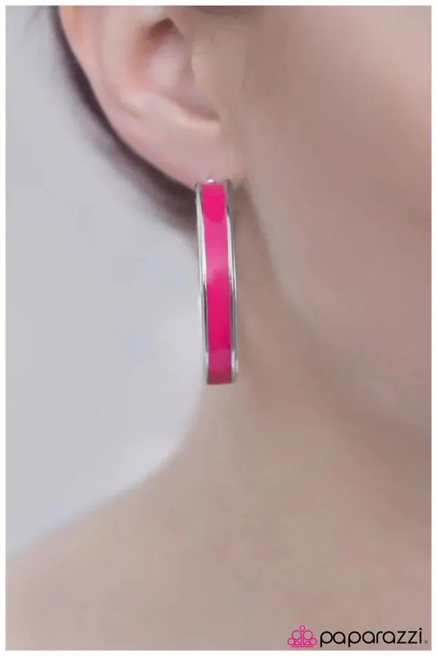 Paparazzi Jewelry Earrings Paparazzi Earring Pop Culture Pink