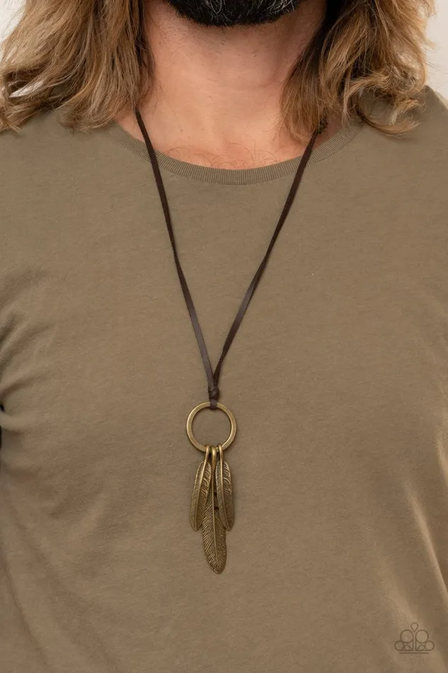 Paparazzi Jewelry Necklaces Paparazzi Necklace Bird Watcher Brown