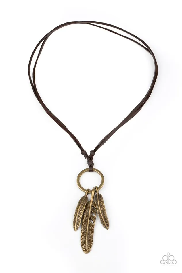 Paparazzi Jewelry Necklaces Paparazzi Necklace Bird Watcher Brown Paparazzi Jewelry Necklaces Paparazzi Necklace Bird Watcher Brown