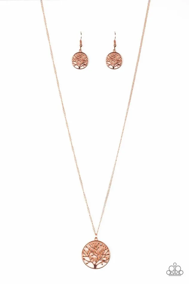 Paparazzi Jewelry Necklaces Paparazzi Necklace Save The Trees Copper Paparazzi Jewelry Necklaces Paparazzi Necklace Save The Trees Copper