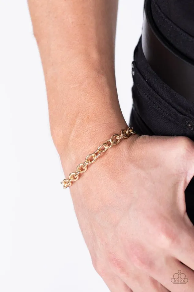 Paparazzi Jewelry Paparazzi Bracelet Intrepid Method Gold Bracelets