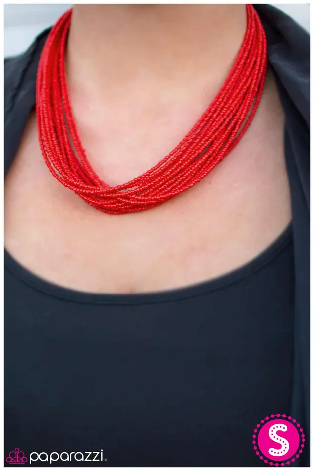 Paparazzi Jewelry Paparazzi Necklace Wide Open Spaces Red Necklaces