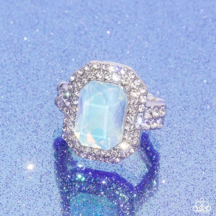 Paparazzi Jewelry Rings Paparazzi Ring Faceted Fidelity Blue Paparazzi Jewelry Rings Paparazzi Ring Faceted Fidelity Blue