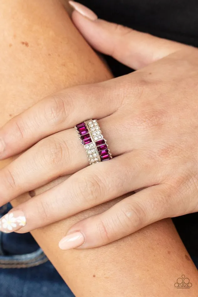 Paparazzi Jewelry Rings Paparazzi Ring Put Them in Check Pink
