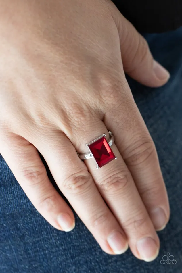 Paparazzi Jewelry Rings Paparazzi Ring Social Glow Red