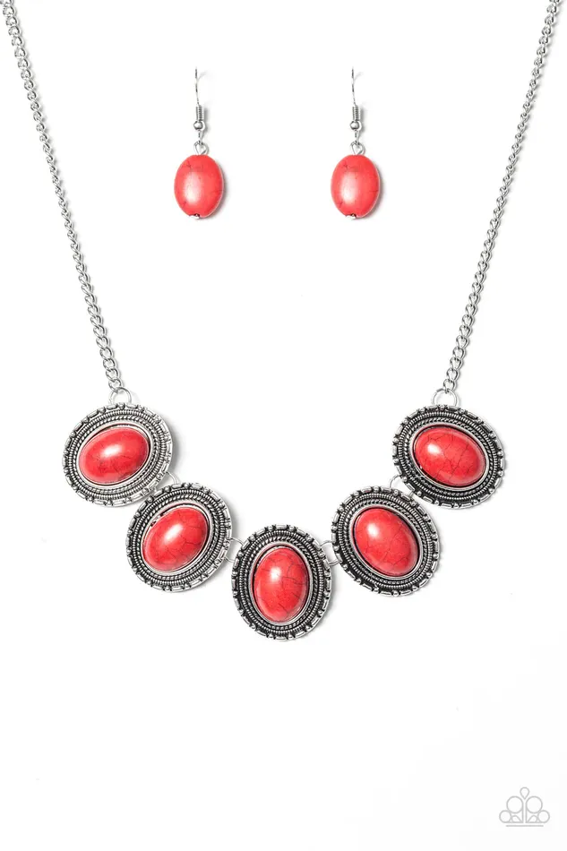 Paparazzi Necklace Bet The Ranch Red Paparazzi Jewelry Necklaces