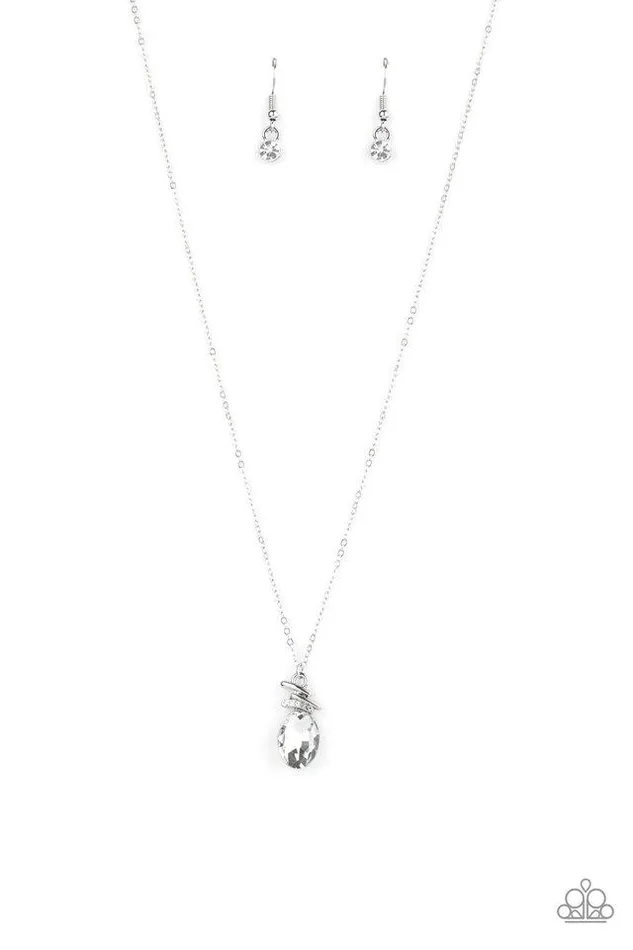 Paparazzi Necklace Diamonds For Days White Paparazzi Jewelry Necklaces