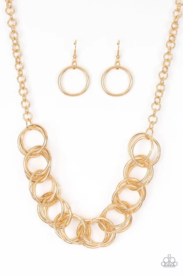 Paparazzi Necklace Heavy Metal Hero Gold Paparazzi Jewelry Necklaces Paparazzi Necklace Heavy Metal Hero Gold Paparazzi Jewelry Necklaces